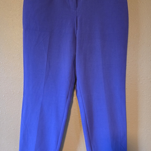 New York & Company Pants - New York & Company Vibrant Purple Straight Leg Pants